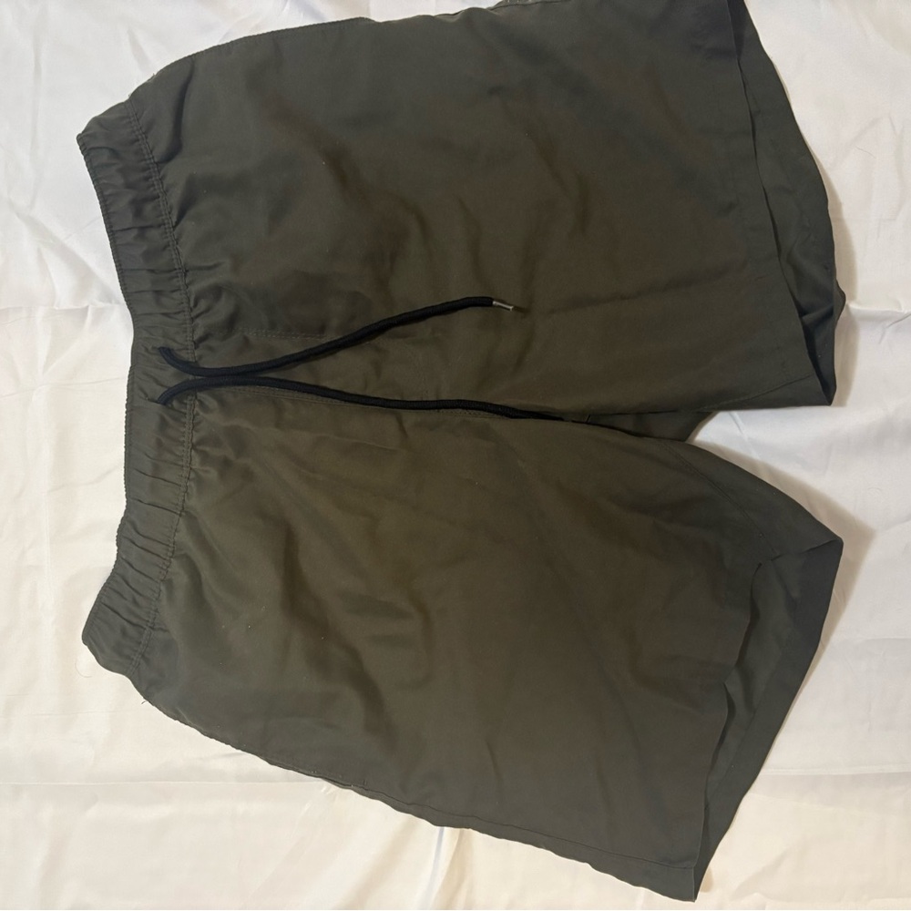 ASOS Dark Green Athletic Men's Swim Trunks